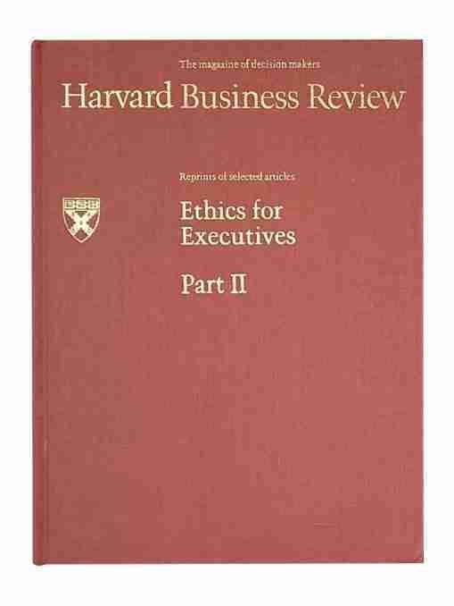 Harvard Business Review: Ethics for executives – 2 Volume Set 2