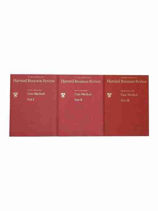 Harvard Business Review: Case method – 3 Volume Set