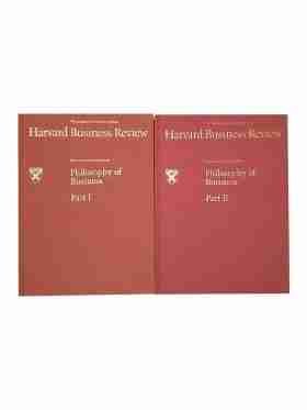 Harvard Business Review: Philosophy of Business- 2 Volume Set