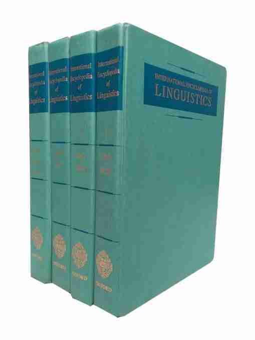 International encyclopedia of linguistics – 4 Volume Set