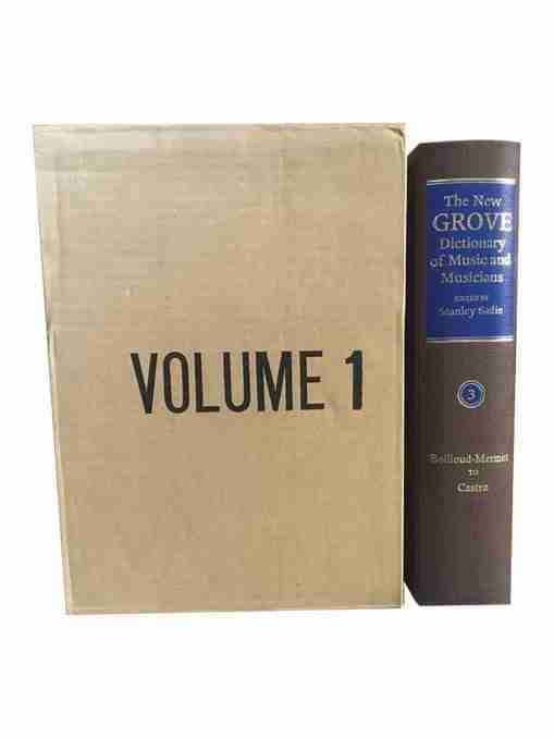 The New Grove Dictionary Of Music And Musicians – 20 Volume Set 4