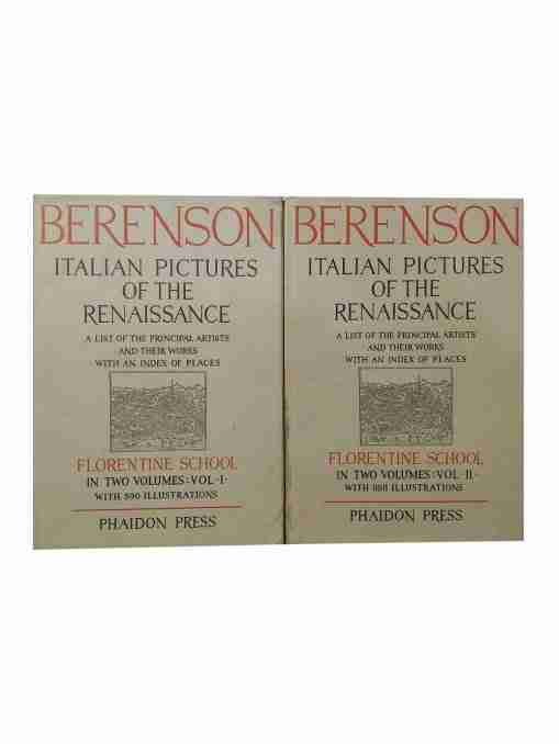 Berenson – Italian Pictures Of The Renaissance- 2 Volume Set